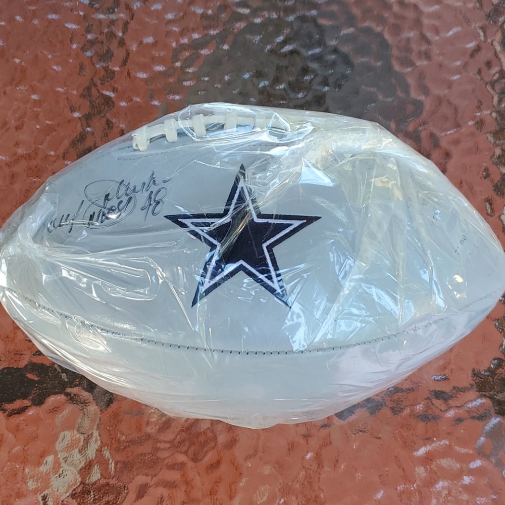 Dallas Cowboys Autographed Football.